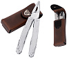 Мультитул Victorinox SwissTool Spirit (3.0223.L) + кожаный чехол (Black) купить в интернет-магазине icover