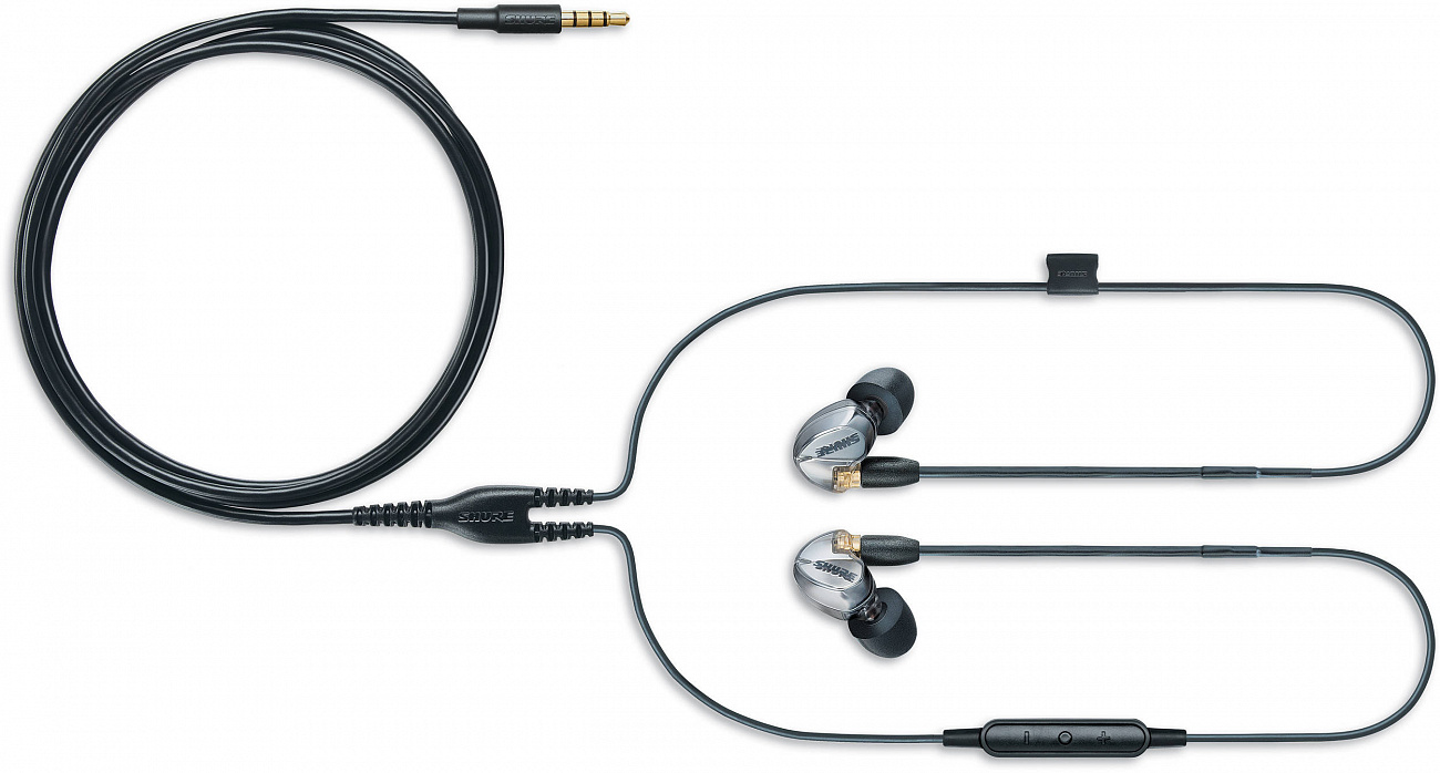 Bluetooth-наушники с микрофоном Shure SE425-V+BT1 (Silver) купить в интернет-магазине icover