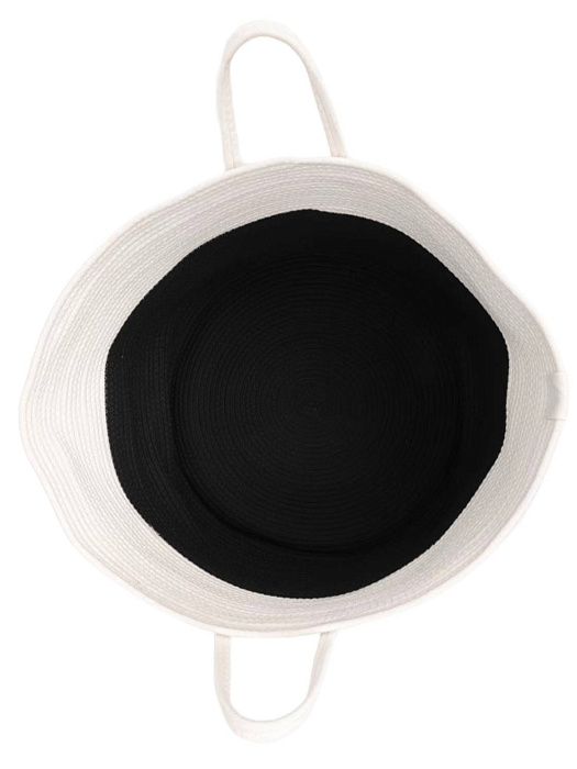 Тканевая корзина Ridberg 51*33 (White/Black) купить в интернет-магазине icover