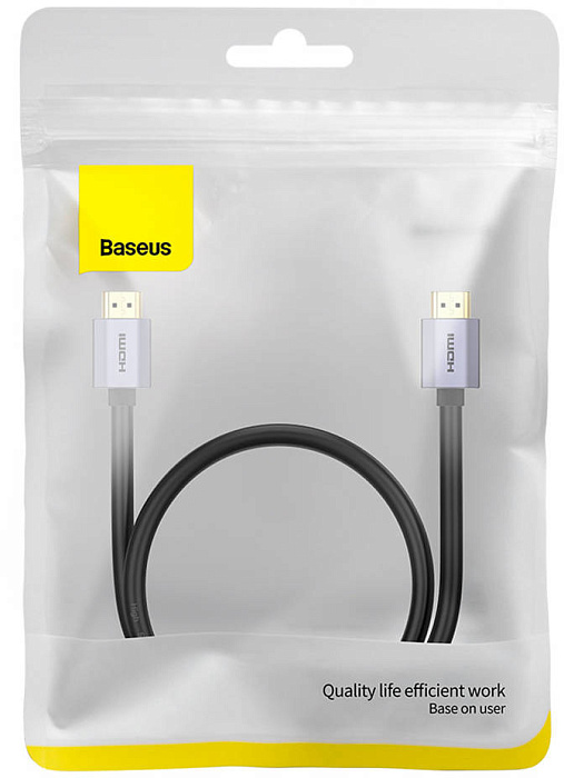 Кабель Baseus High Definition Graphene (WKGQ020001) HDMI 2.0 4K 60Hz 1m (Black) купить в интернет-магазине icover