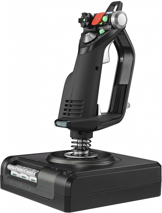 Контроллер для игровых симуляторов Logitech X52 Pro H.O.T.A.S. 945-000003 (Black) купить в интернет-магазине icover