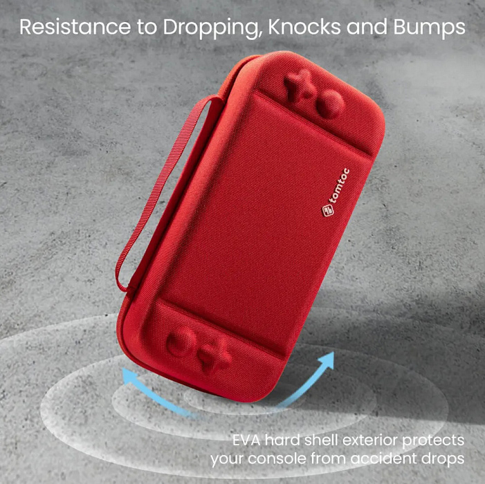 Чехол Tomtoc Travel Case для Nintendo Switch/OLED (Red) купить в интернет-магазине icover