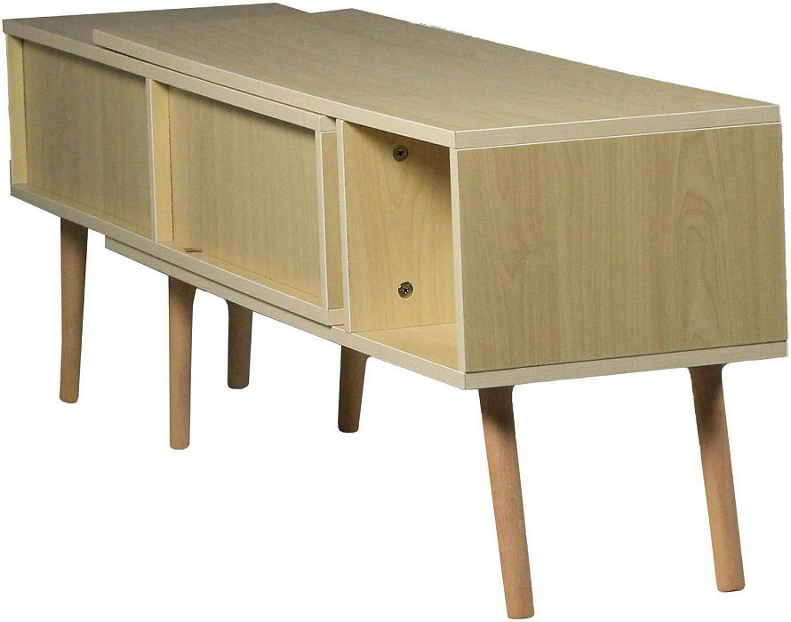 Тумба под ТВ Ridberg HOFLAND раздвижная 120/198 x 30 x 42 см (White) купить в интернет-магазине icover
