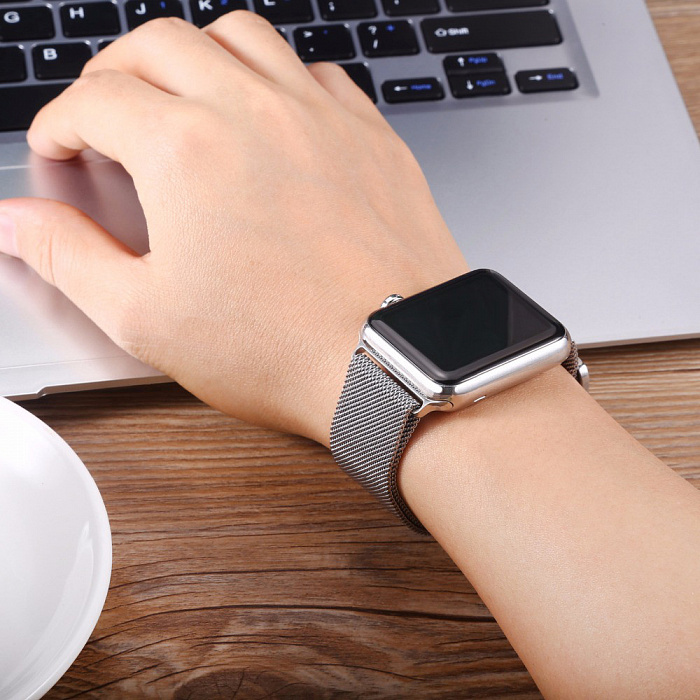 Ремешок COTEetCI W6 (WH5202-TS) для Apple Watch/Series 2/3/4 38/40mm (Silver) купить в интернет-магазине icover