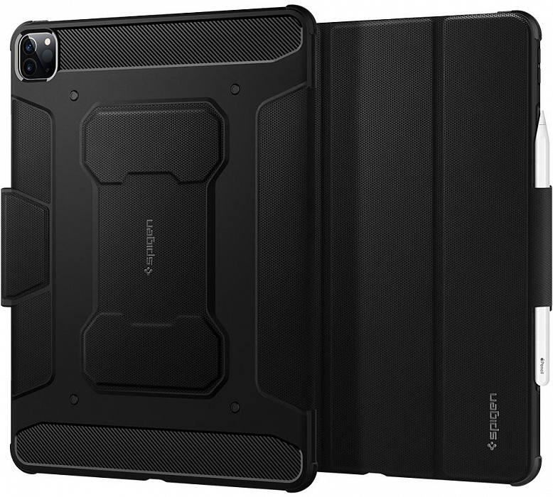Чехол Spigen Rugged Armor Pro (ACS01024) для iPad Pro 11 2018/2020/21 (Black) купить в интернет-магазине icover