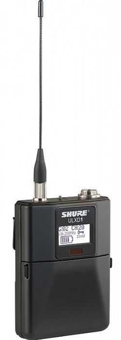 Shure ULXD1 K51 Bodypack Transmitter (A042097) - поясной передатчик ULXD (Black) купить в интернет-магазине icover