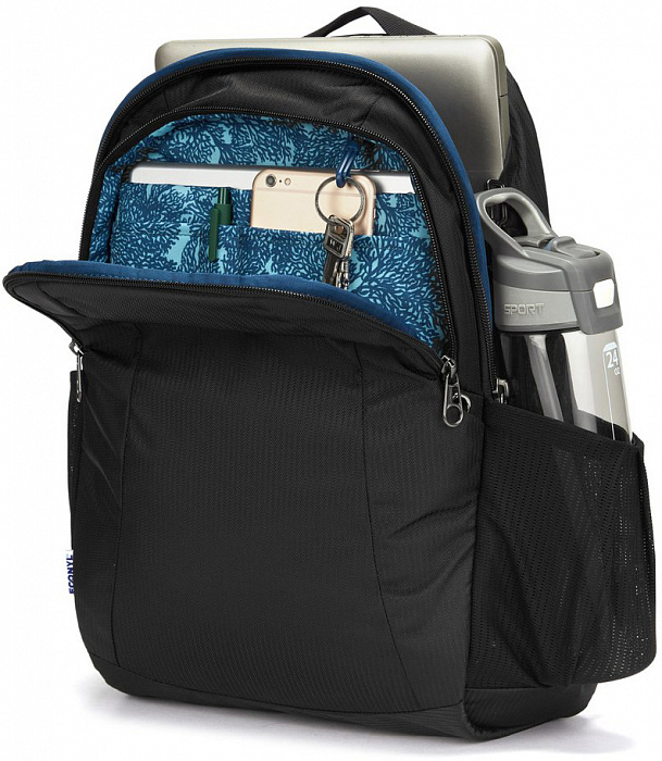 Рюкзак Pacsafe Metrosafe LS350 Econyl (40120138) для ноутбука 13" (Black) купить в интернет-магазине icover