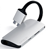 Адаптер Satechi Type-C Dual Multimedia Adapter ST-TCDMMAS (Silver) купить в интернет-магазине icover