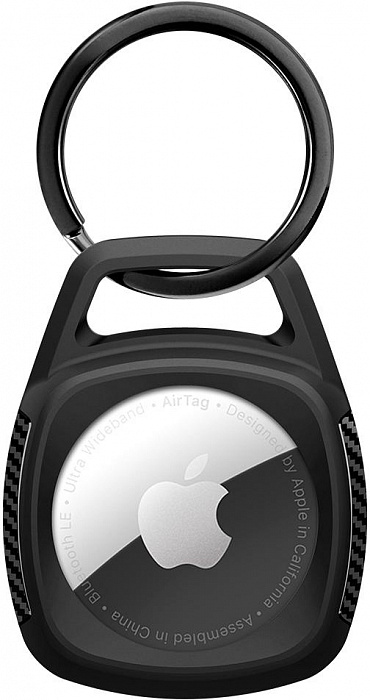 Чехол-держатель Spigen Rugged Armor (AMP01565) для Apple AirTag (Black) купить в интернет-магазине icover