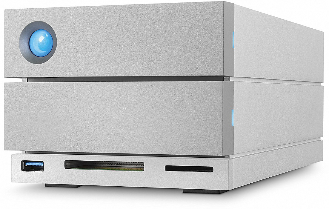 Сетевое хранилище LaCie 2big Dock (STGB28000400) Thunderbolt 3 28Tb (Silver) купить в интернет-магазине icover