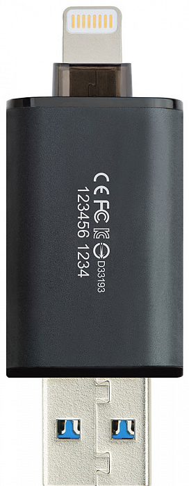 Внешний накопитель Transcend JetDrive Go 300 128Gb USB 3.1/Lightning (TS128GJDG300K) для устройств Apple (Black) купить в интернет-магазине icover