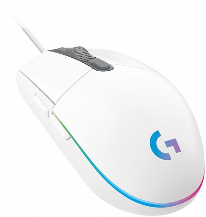 Игровая мышь Logitech G102 Lightsync 910-005824 (White) купить в интернет-магазине icover