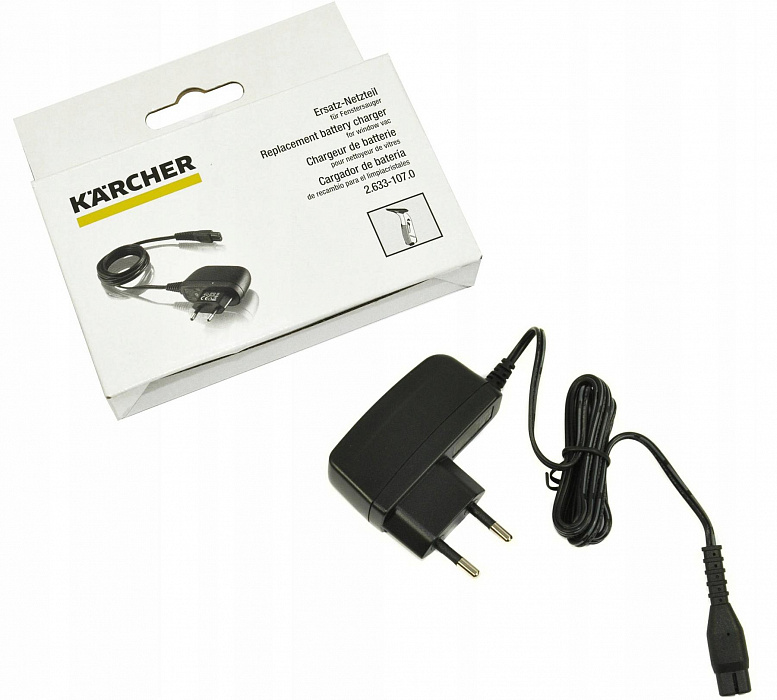 Зарядное устройство Karcher 2.633-107.0 для стеклоочистителя (Black) купить в интернет-магазине icover