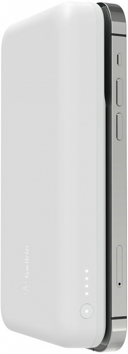 Внешний аккумулятор Belkin Magnetic Wireless 10000mAh (BPD001btWH) для iPhone 12/iPhone 13 (White) купить в интернет-магазине icover