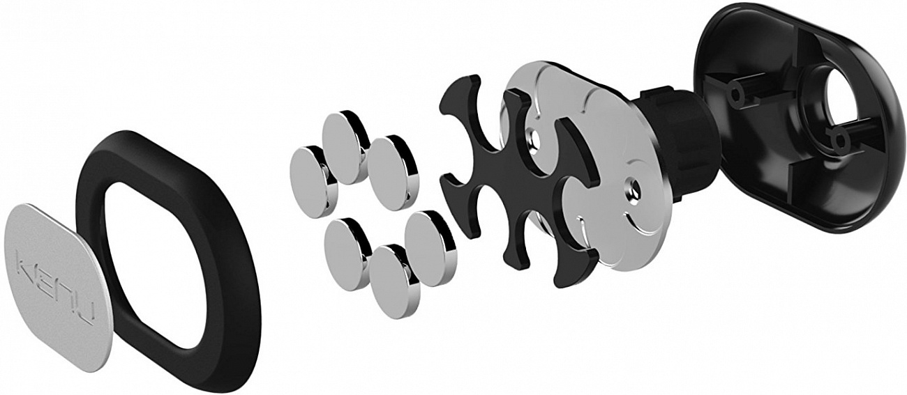 Автомобильный держатель Kenu Airbase Magnetic Premium Suction Mount AB2-KK-NA (Black) купить в интернет-магазине icover