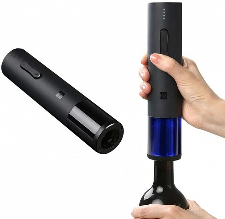 Электрический штопор с базовым набором аксессуаров Xiaomi Huo Hou Electric Wine Bottle Opener HU0047 (Black) купить в интернет-магазине icover