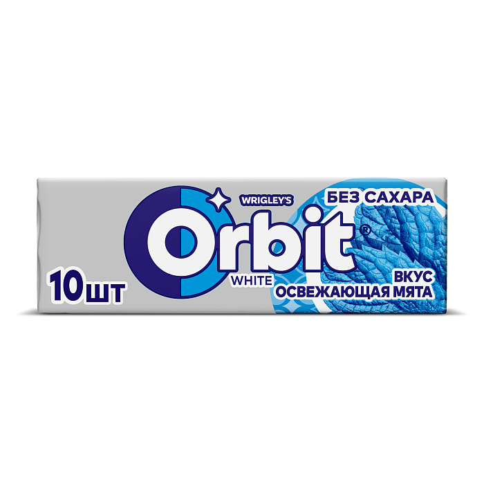 Жевательная резинка Orbit White Освежающая Мята, без сахара (30х13.6г) купить в интернет-магазине icover