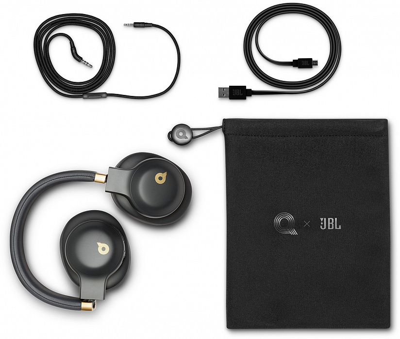 Bluetooth-наушники с микрофоном JBL E55BT Quincy Edition (Black) купить в интернет-магазине icover