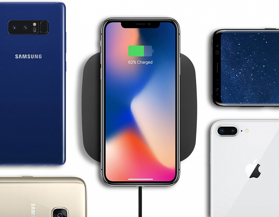 Беспроводное зарядное устройство Spigen Essential F301W (Black) купить в интернет-магазине icover
