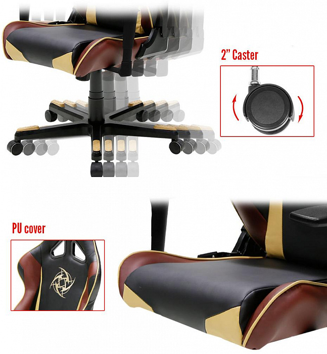DXRacer Special Edition OH/RE126/NCC/NIP - компьютерное игровое кресло (Coffee) купить в интернет-магазине icover