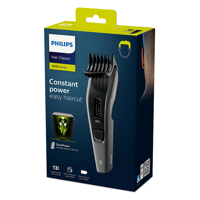 Машинка для стрижки Philips Series 3000 HC3525/15 (Grey) купить в интернет-магазине icover