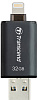 Внешний накопитель Transcend JetDrive Go 300 32Gb USB 3.1/Lightning (TS32GJDG300K) для устройств Apple (Black) купить в интернет-магазине icover