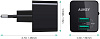 Сетевое зарядное устройство Aukey Travel Charger Dual Port USB-A PA-U32 (Black) купить в интернет-магазине icover