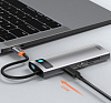 Хаб Baseus Metal Gleam Series 8-in-1 CAHUB-CV0G (Space Grey) купить в интернет-магазине icover