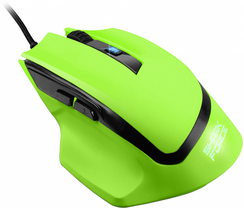 Игровая мышь Sharkoon SHARK Force (Green) купить в интернет-магазине icover