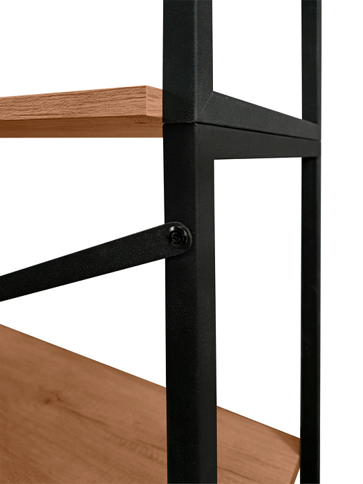 Стеллаж лофт RIDBERG CHICAGO 6 полок (Dark Oak) купить в интернет-магазине icover