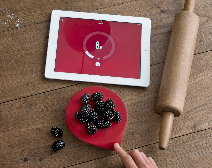 Кухонные весы Drop Connected Kitchen Scale (P1D600AR) для iPad и iPhone  купить в интернет-магазине icover