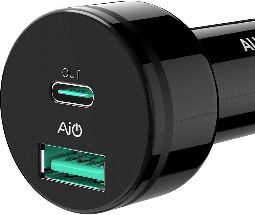 Автомобильная зарядка Aukey СС-Y7 Power Delivery 2.0 USB-C (Black) купить в интернет-магазине icover