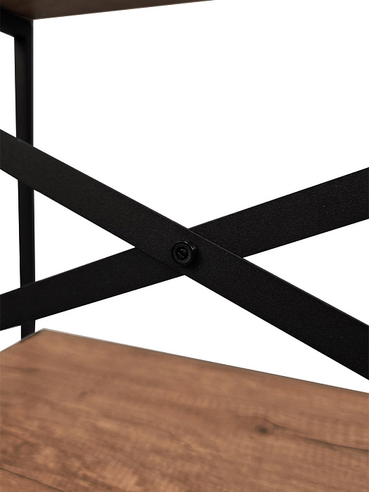 Стеллаж лофт RIDBERG CHICAGO 5 полок (Dark Oak) купить в интернет-магазине icover