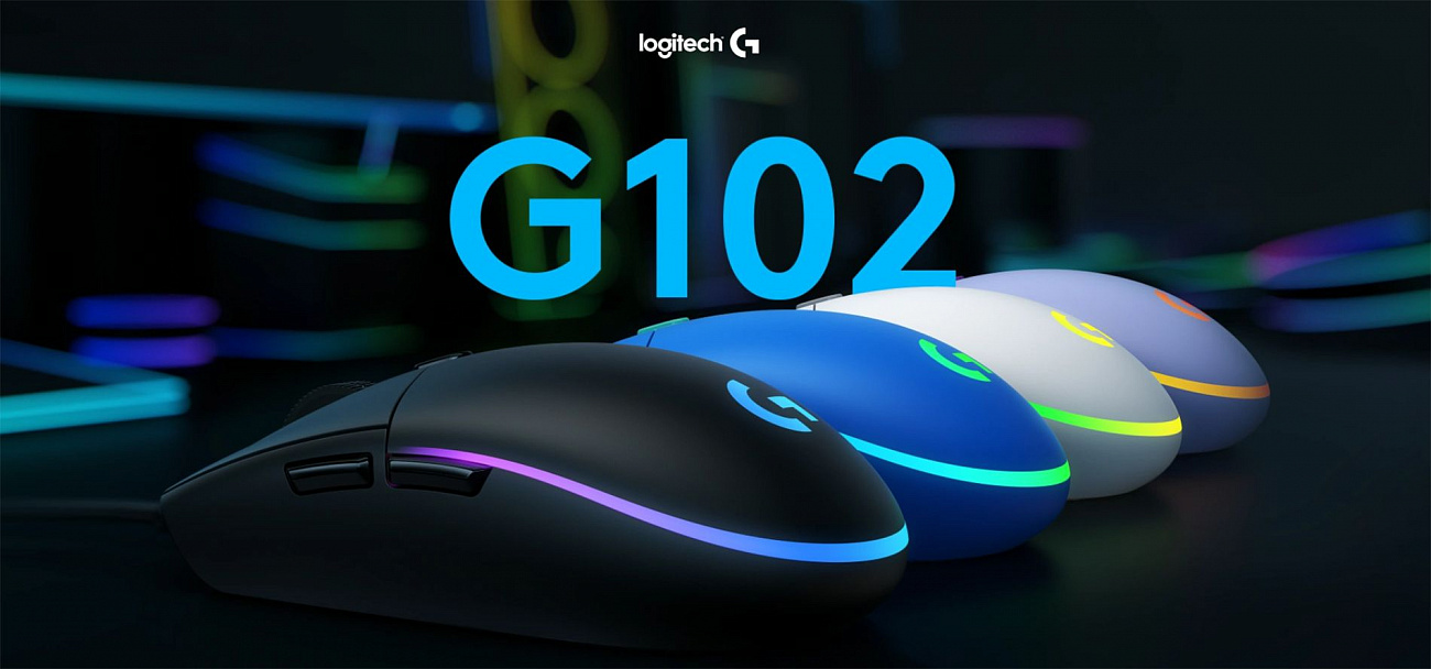 Игровая мышь Logitech G102 Lightsync 910-005824 (White) купить в интернет-магазине icover