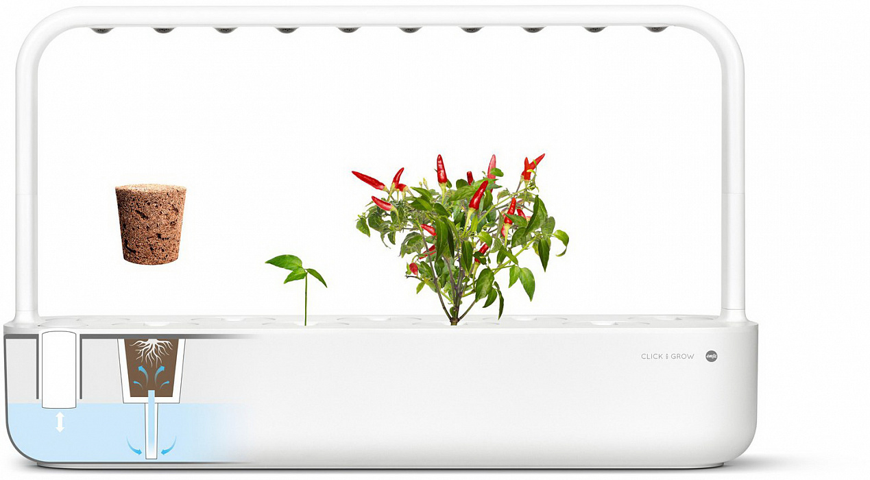 Умный сад Click & Grow Smart Garden 9 (White) купить в интернет-магазине icover