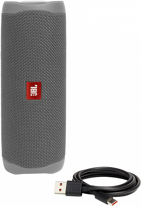 Портативная акустика JBL Flip 5 JBLFLIP5GRY (Grey) купить в интернет-магазине icover