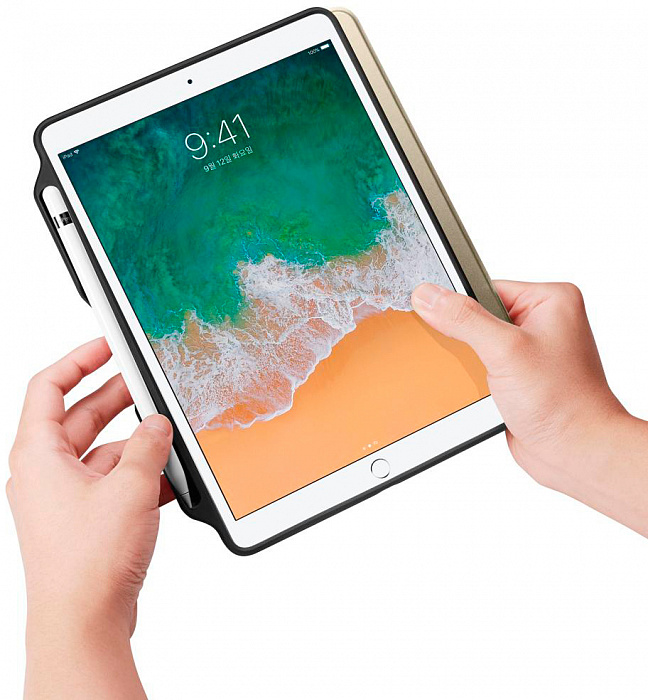 Чехол Spigen Smart Fold 2 (053CS23993) для iPad 9.7" (Gold) купить в интернет-магазине icover