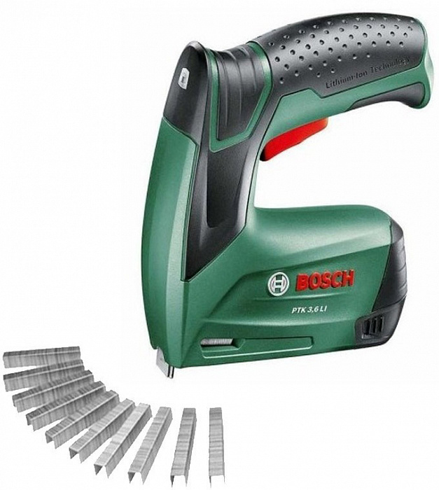 Bosch PTK 3,6 Li (0.603.968.120) - степлер аккумуляторный (Green) купить в интернет-магазине icover