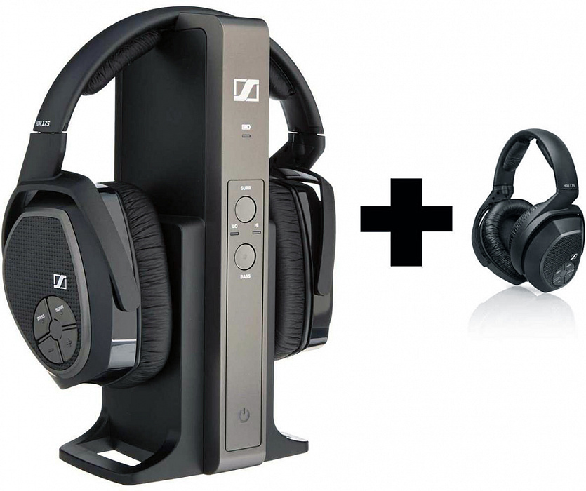 Sennheiser HDR 175 - беспроводные наушники (Black) купить в интернет-магазине icover