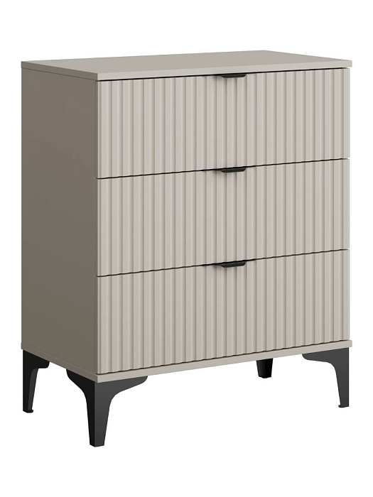 Комод RIDBERG ANDRE 3Я (Cashmire/Black) купить в интернет-магазине icover