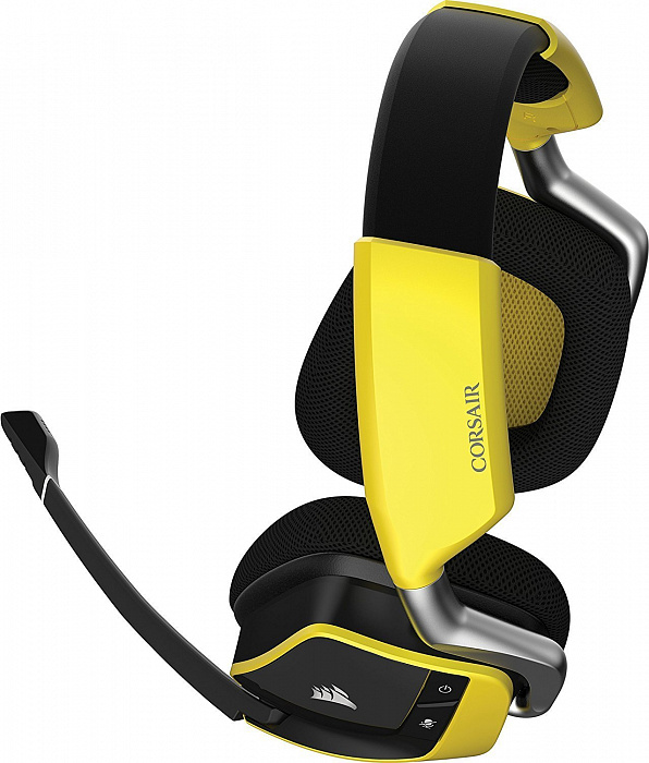 Беспроводная игровая гарнитура Corsair Gaming VOID PRO RGB CA-9011150-EU (Black/Yellow) купить в интернет-магазине icover