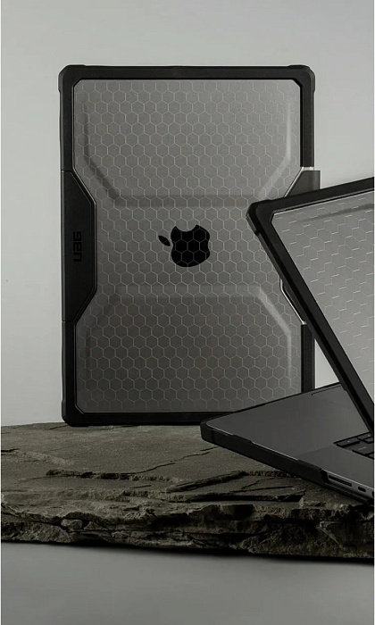 Защитный чехол UAG Plyo (134000114343) для MacBook Pro 14'' (M1 PRO / M1 MAX) (2021) (Ice) купить в интернет-магазине icover