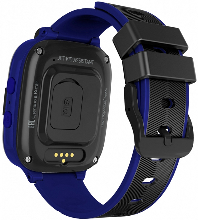 Детские умные часы Jet Kid Assistant (Grey/Blue) купить в интернет-магазине icover