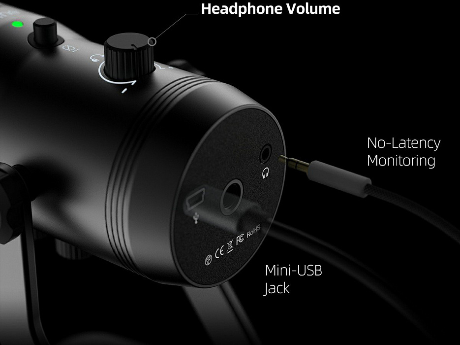 Микрофон Fifine K690 (Black) купить в интернет-магазине icover