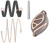 Фитнес-трекер Bellabeat Leaf Urban HT-20LF-GR-01 (Gray/Rose Gold) купить в интернет-магазине icover