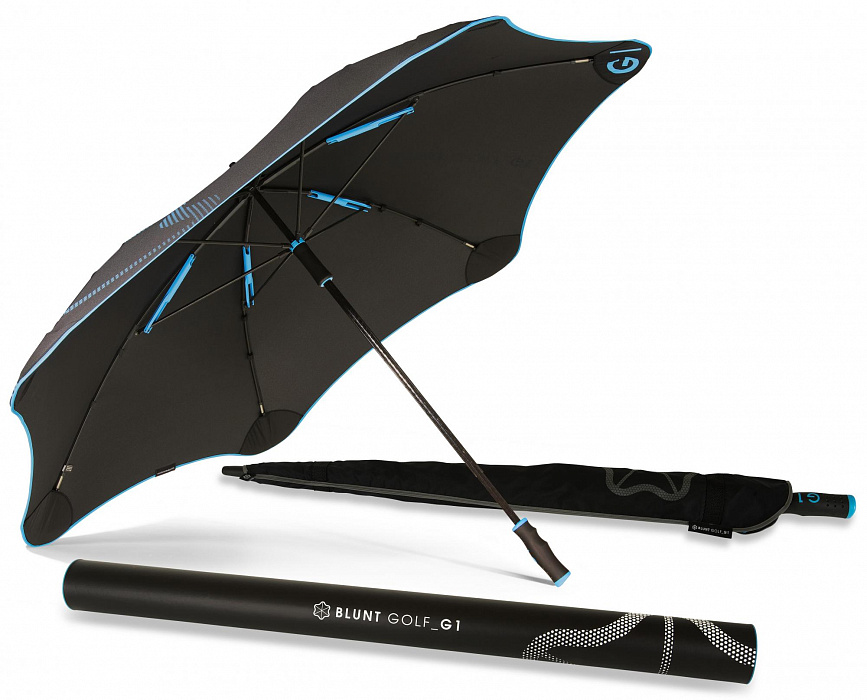 Зонт BLUNT Golf G1 (Black/Blue) купить в интернет-магазине icover