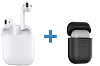 Комплект Apple AirPods + Baseus Wireless Charger Case (White/Black) купить в интернет-магазине icover