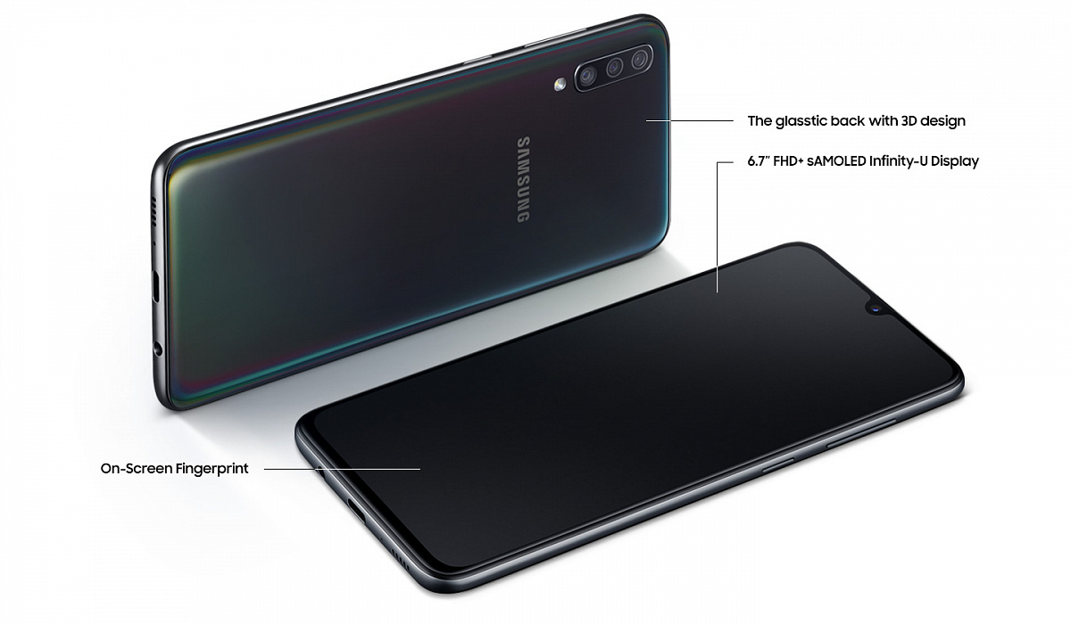 Смартфон Samsung Galaxy A70 128Gb SM-A705FZKMSER (Black) купить в интернет-магазине icover