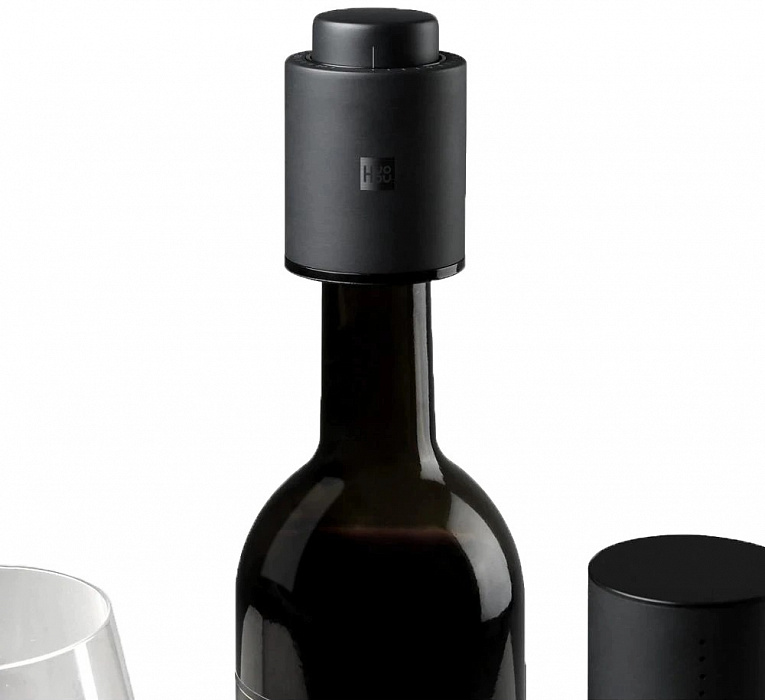 Электрический штопор Huohou Electric Wine Opener 3 в 1 HU0090 (Black) купить в интернет-магазине icover