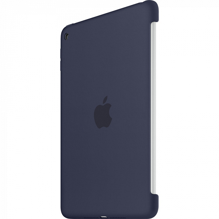 Apple iPad mini 4 Silicone Case (MKLM2ZM/A) - чехол для iPad mini 4 (Midnight Blue) купить в интернет-магазине icover